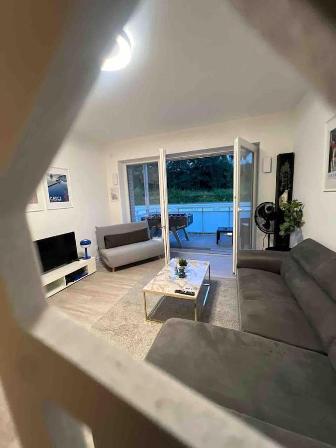 Luxurioeses Apartment,Neubau, 4 Personen, Parkplatz, Griechischer Stil Bochum Eksteriør bilde