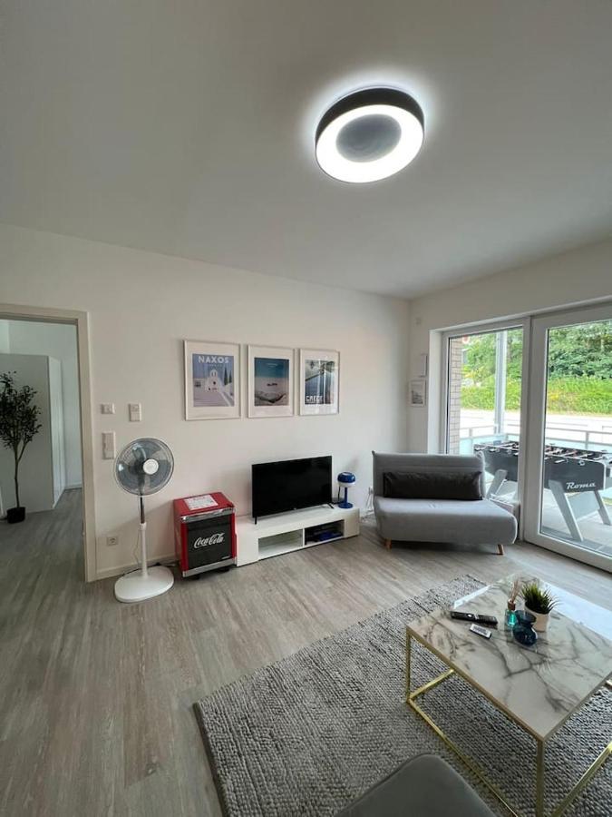 Luxurioeses Apartment,Neubau, 4 Personen, Parkplatz, Griechischer Stil Bochum Eksteriør bilde